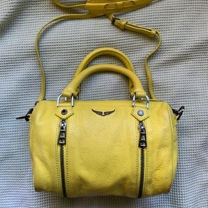 Yellow XS Sunny Zadig & Voltaire Purse Bag